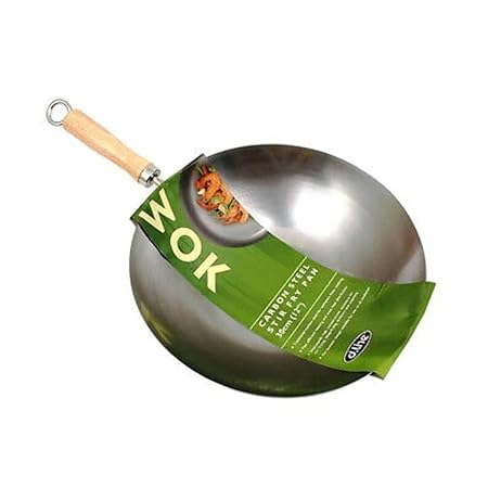 CARBON STEEL STIR FRY PAN 27CM DIA