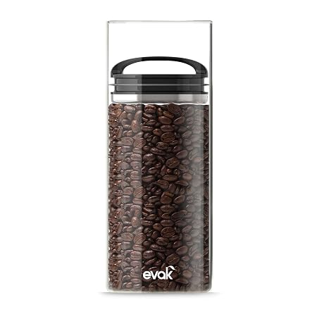 Evak Black Gloss Compact Handle - Large- 1.36L