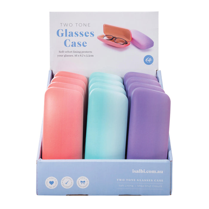 isGift Two Tone Glasses Case CDU 12pcs/3 Assorted
