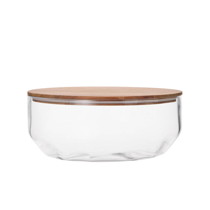 Davis & Waddell Theo Bowl with Lid Acacia