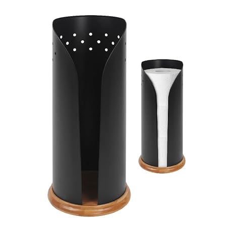 Eco Basics Toilet Roll Holder - Black