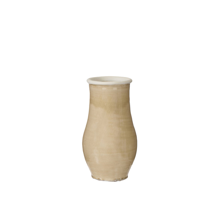 Society Home Mira Vase Taupe & White