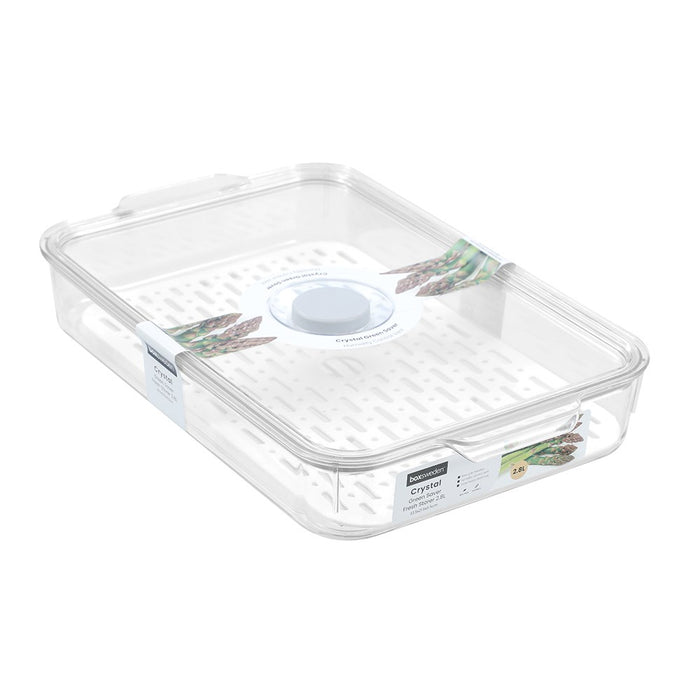 Lemon & Lime CRYSTAL GREEN SAVER FRESH STORER 2.8L 33.5X21.5X5.5CM