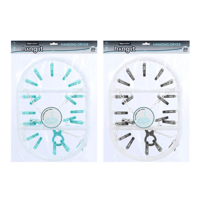 Boxsweden Hangit Delicates Oval Hanger 20 Pegs