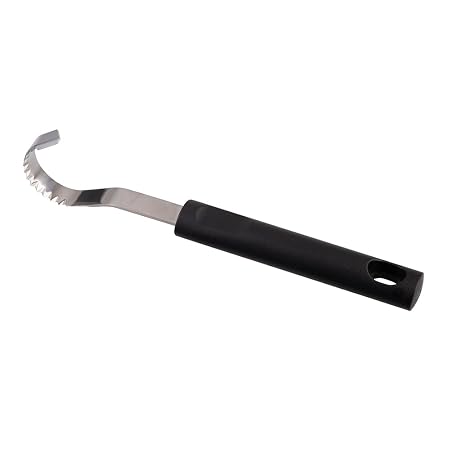 S/S BUTTER CURLER W/ BLACK HANDLE