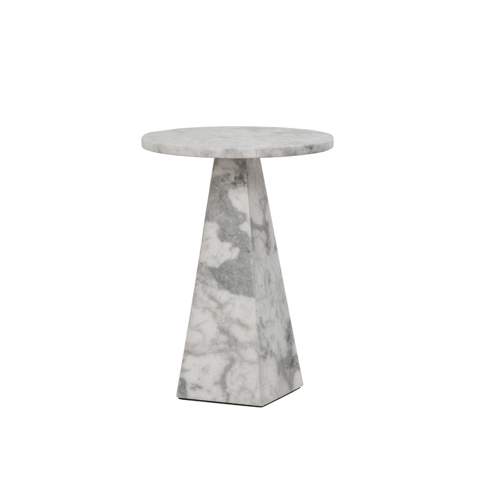 Grand Designs Korra Side Table White & Grey