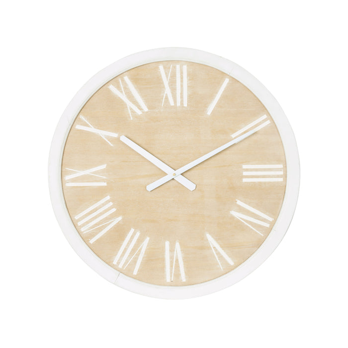 Amalfi Devereaux Wall Clock 60cm White