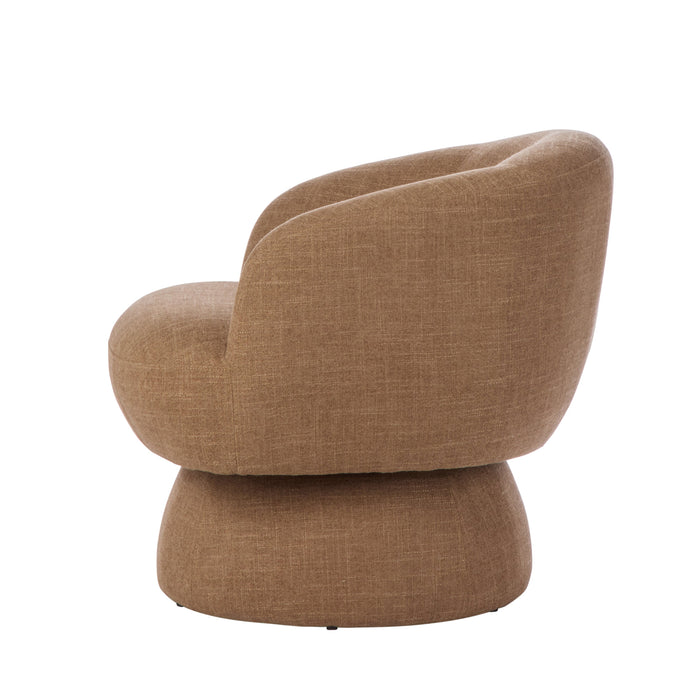 Amalfi Rune Swivel Armchair Camel