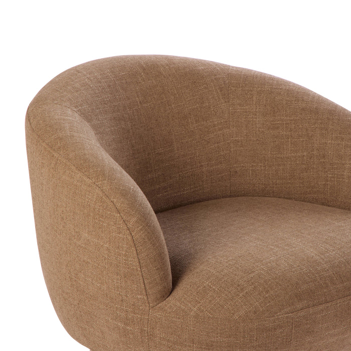 Amalfi Rune Swivel Armchair Camel
