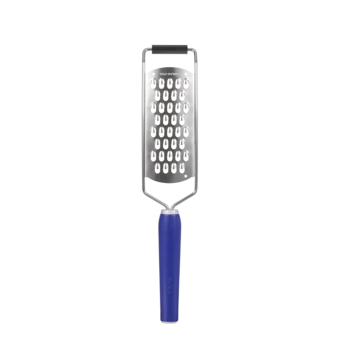 SVNA Premium Stainless Steel Acid Etched Coarse Grater Blue