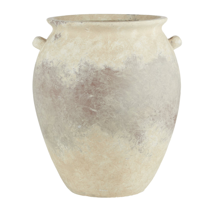 Amalfi Inga Ceramic Vase Aged White