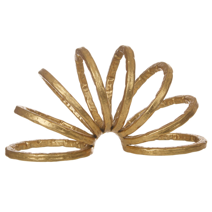 Amalfi Slinky Sculpture Gold