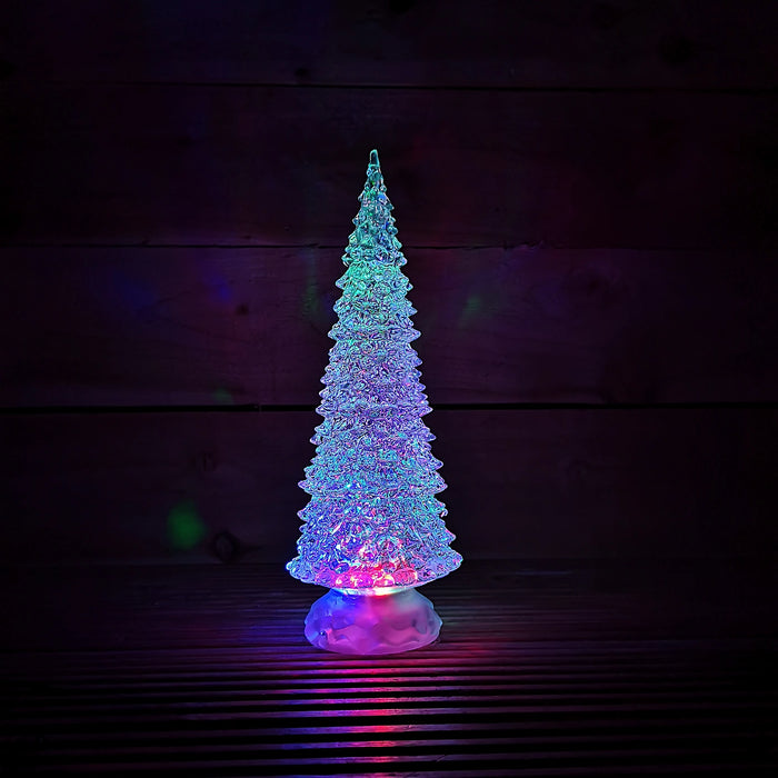 Water Glitter Tree 26Cm Col.Changing Colour Box 3-Aaa Not Included