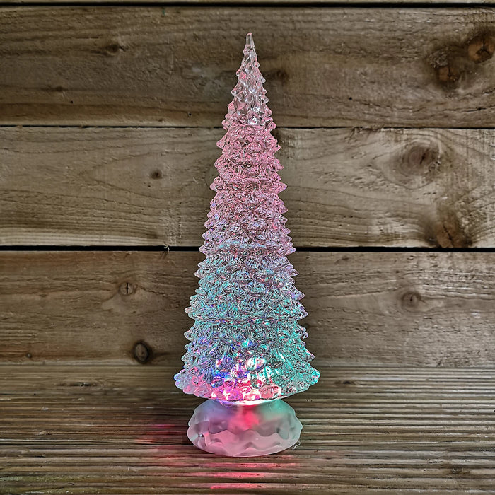 Water Glitter Tree 26Cm Col.Changing Colour Box 3-Aaa Not Included