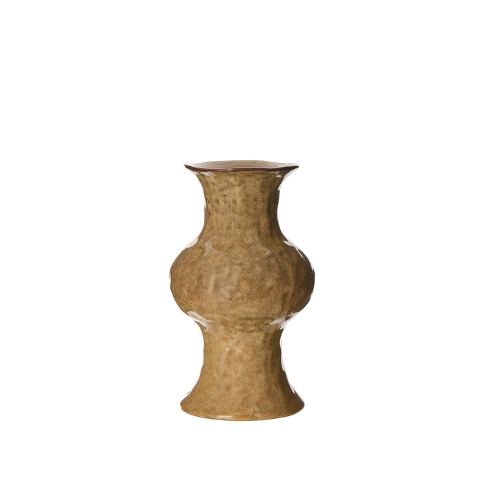 Amalfi Elara Vase Reactive Light Brown