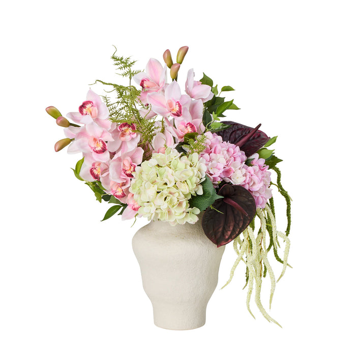 Rogue Hydrangea Fern Mix - Ryde Vessel Pink