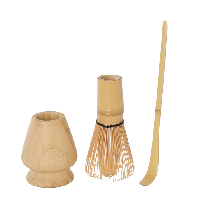 Leaf & Bean Bamboo Matcha 3pcs Set Natural