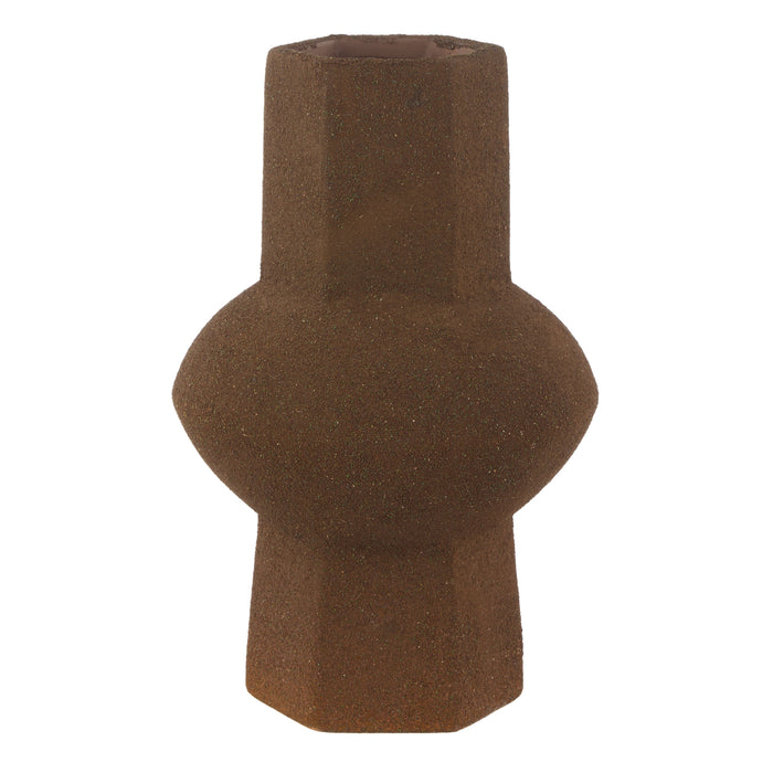 Grand Designs Virtus Stoneware Vase Large Brown