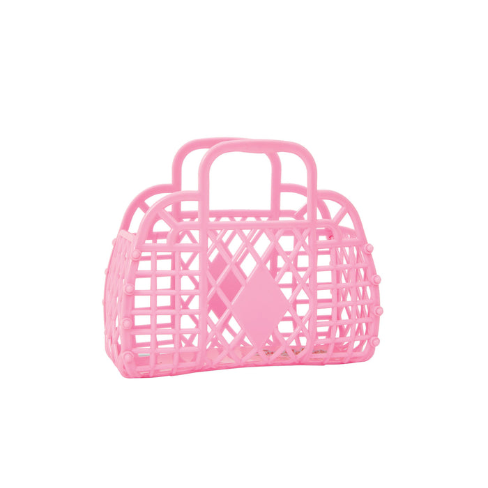 Sun Jellies Retro Basket Mini Bubblegum Pink