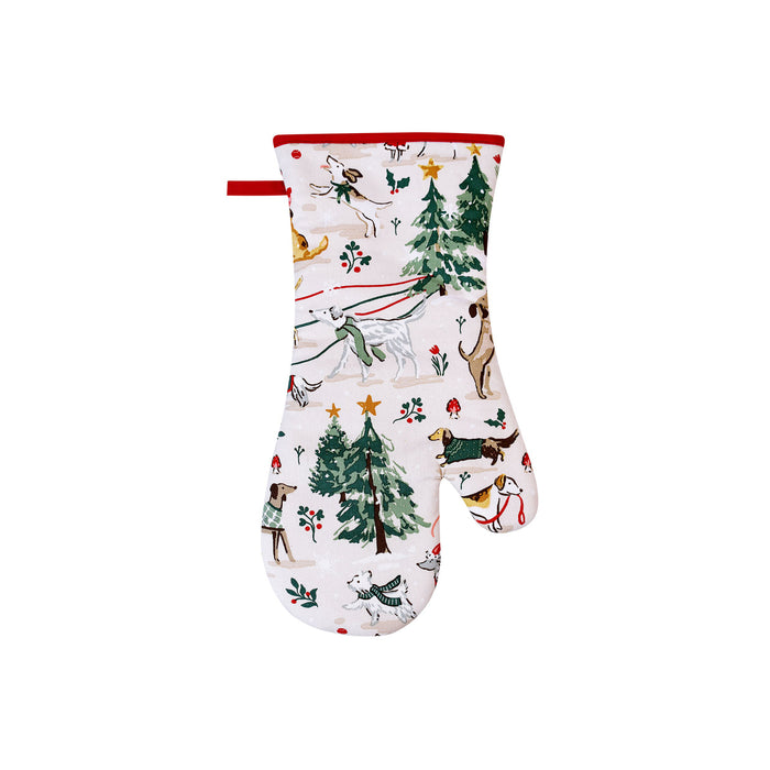 Ulster Weavers Winter Walkies Gauntlet Oven Glove Multi-Coloured