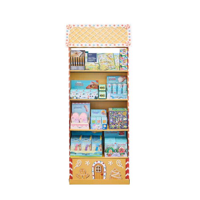 Discovery Zone Gingerbread House Christmas Floor Stand