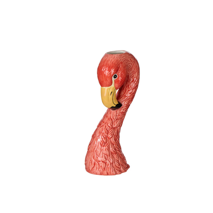 Emporium Freddy Flamingo Vase Multi-Coloured