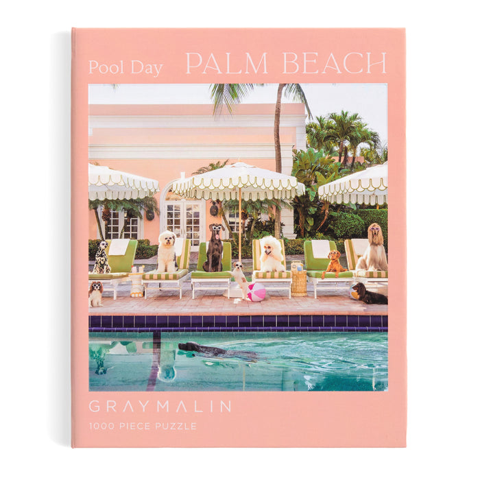 Galison Gray Malin Palm Beach Pool Day Puzzle 1000pcs Multi-Coloured