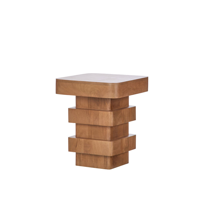 Grand Designs Juno Side Table Light Walnut