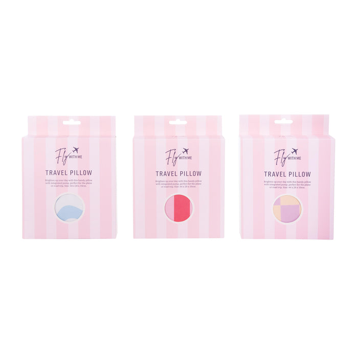 isGift Travel Pillow - Fly With Me 3 Assorted