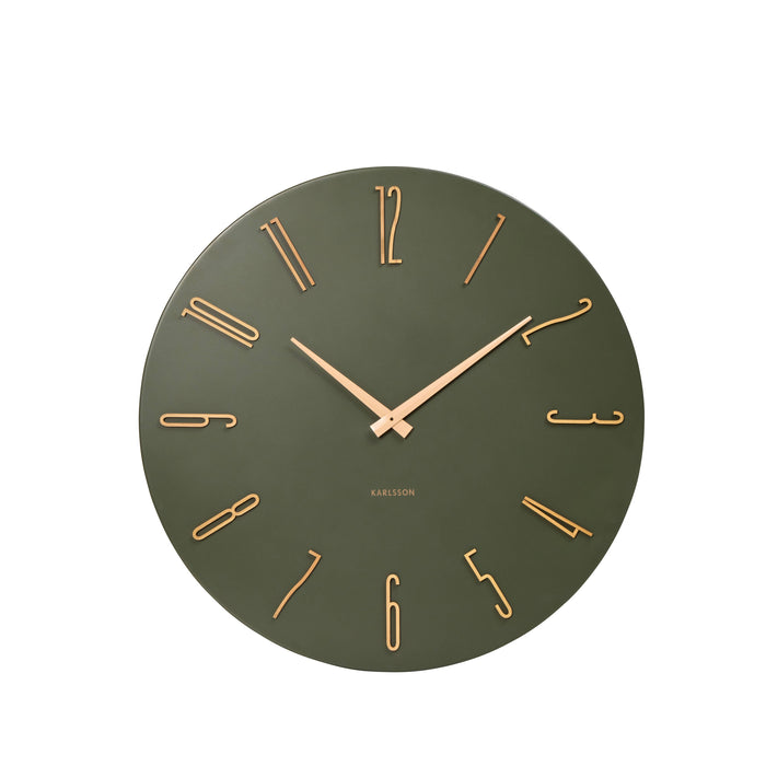 Karlsson Esmerado Wall Clock Green