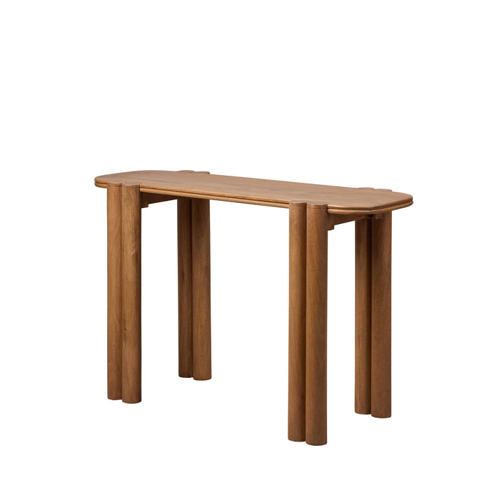 Amalfi Rhett Console Table Light Walnut
