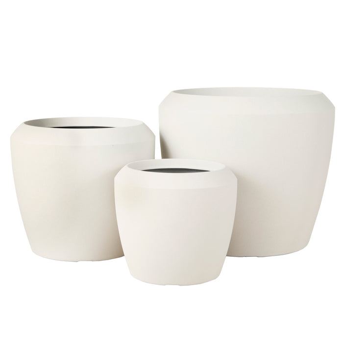 Rogue Vienna Planter 3pcs Set White
