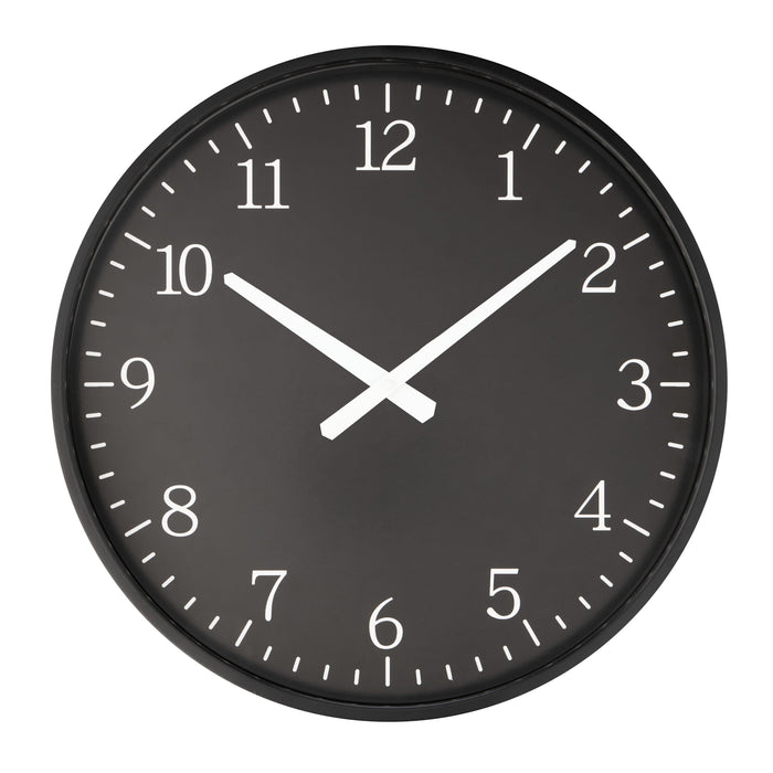 Amalfi Ramsey Wall Clock Black