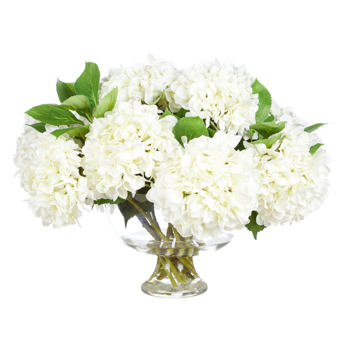 Rogue Garden Hydrangea Mix - Dahlia Bowl White & Glass