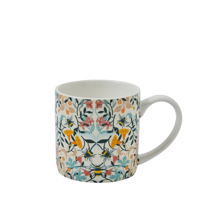Ulster Weavers Bee Bloom New Bone China Mug Multi-Coloured