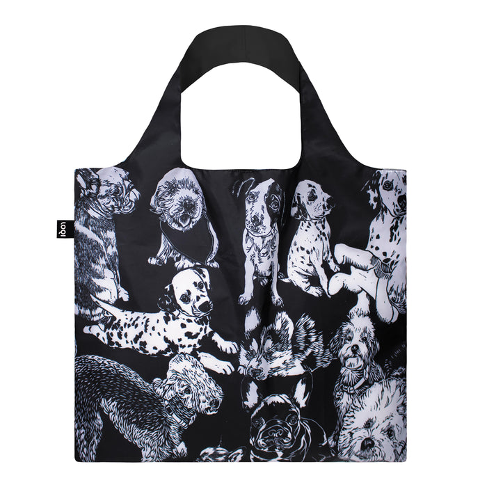 LOQI Red Poppy Bee Dogs Bag Multi
