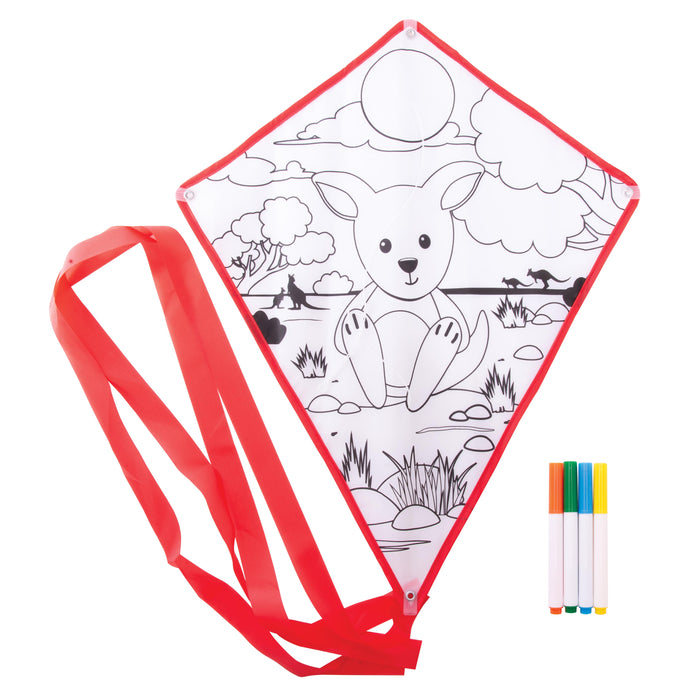 The Australian Collection Aussie Animals Colour Your Own Kite