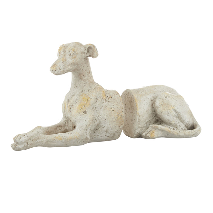 Society Home Hound Bookends Antique White
