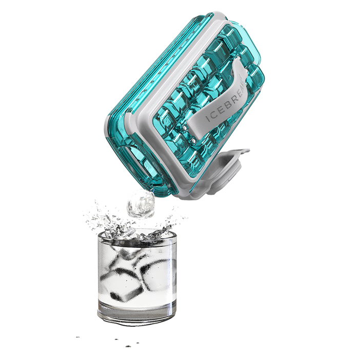 ICEBREAKER POP ICE MAKER 2.0 CLEAR WATER BLUE