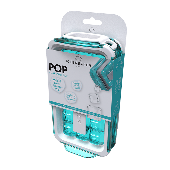 ICEBREAKER POP ICE MAKER 2.0 CLEAR WATER BLUE