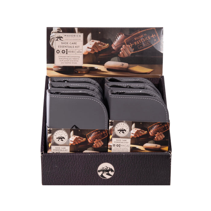 Maverick Shoe Care Kit Grey