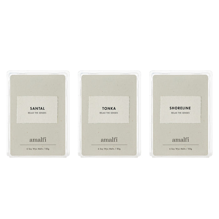 Amalfi Santal Tonka Soy Wax Melts CDU/6pcs Taupe