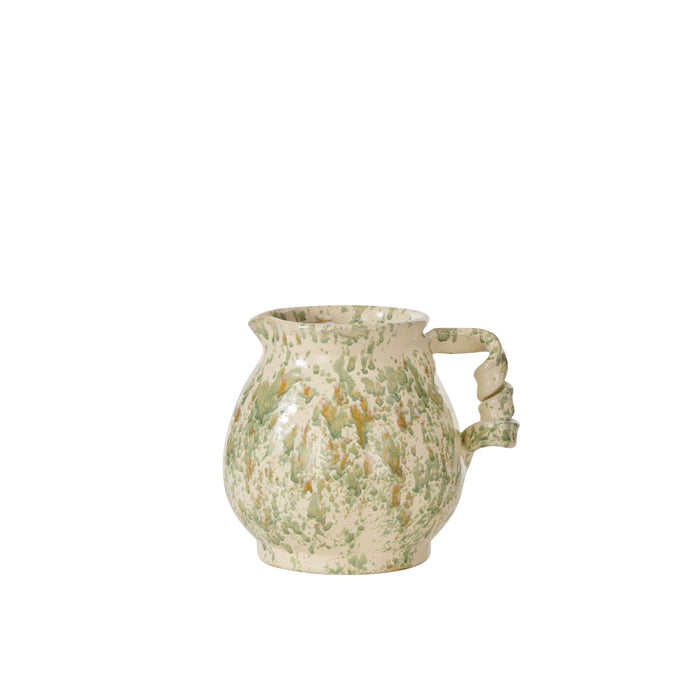 Society Home Ellio Vase Reactive Glaze Green & Cream