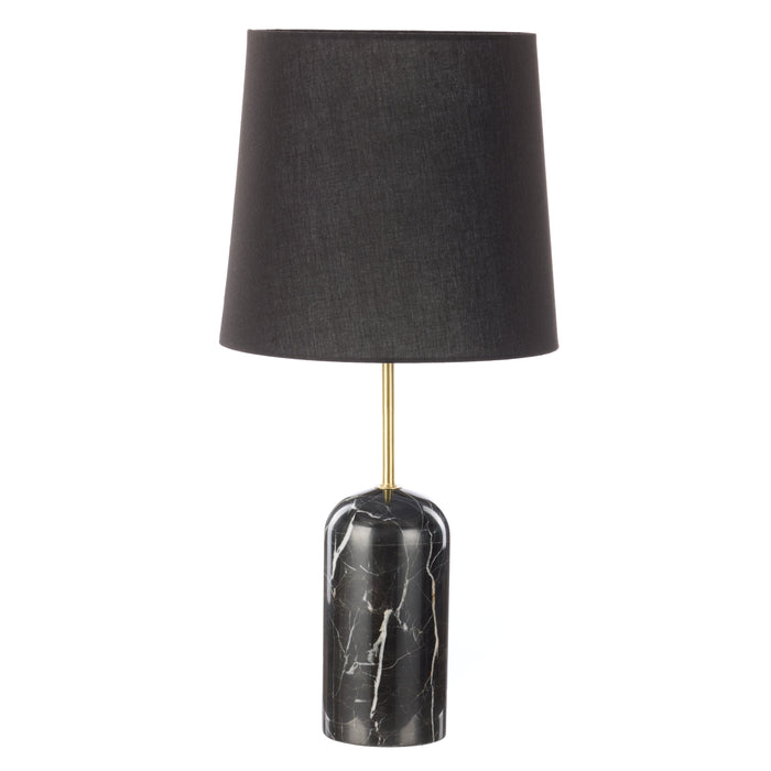 Amalfi Missouri Marble Table Lamp Black & Gold