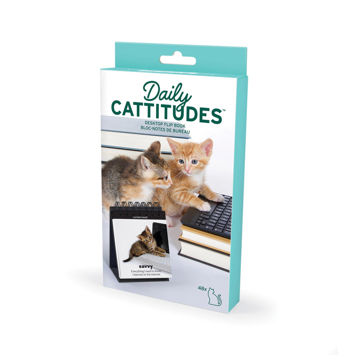 Fred Daily Cattitudes Desktop Flipbook Multi-Coloured