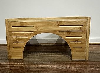 Premium Bamboo Toilet Stool – Foldable Toilet Step for Adults & Kids | Non-Slip, Ergonomic Bathroom Footstool for Improved Bowel Health & Posture | Eco-Friendly & Compact Design