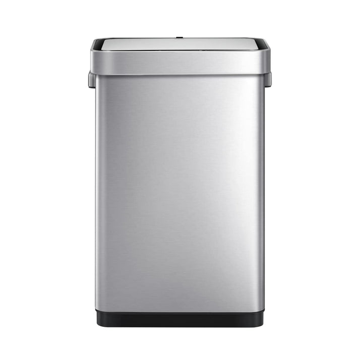 EKO - 45L Deluxe Mirage Trash Can, Auto Open and Close, Silver 10.2 gal. (45L), Stainless  Steel Lid Included