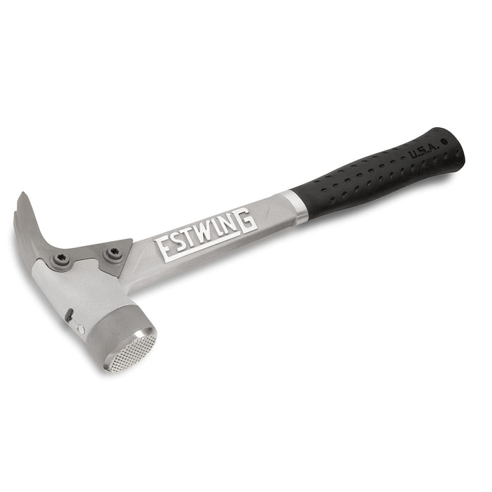 ESTWING 14 Oz Black Vinyl Grip Aluminum Hammer With Milled Face