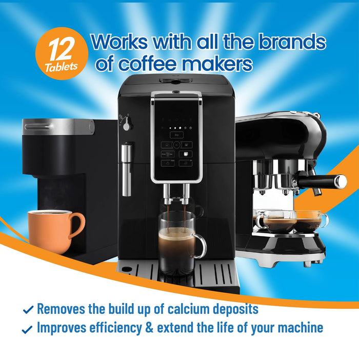White Magic Coffee Machine Descaler Tablets