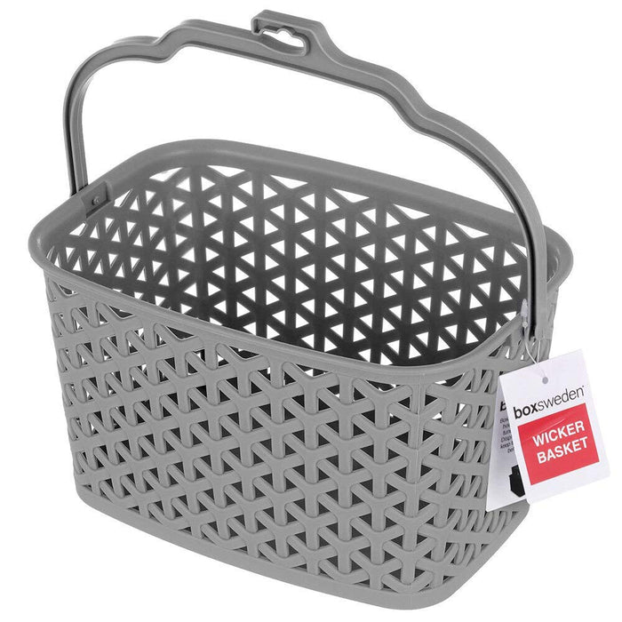 Boxsweden WICKER DESIGN PEG BASKET 2.8L 22X15.5X12.5CM random color single item